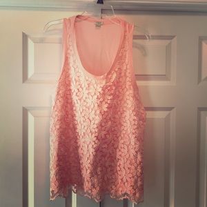J Crew Coral Tank